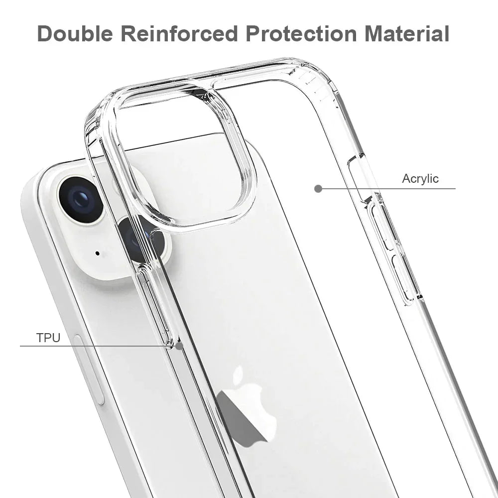 Armor-X AHN Shockproof Case For iPhone 14 - Clear - Tashqila Armor-X AHN Shockproof Case For iPhone 14 - Clear - Tashqila